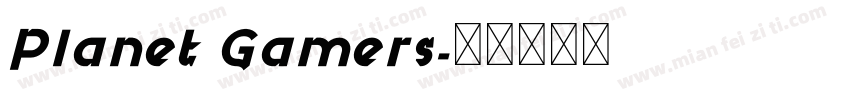 Planet Gamers字体转换